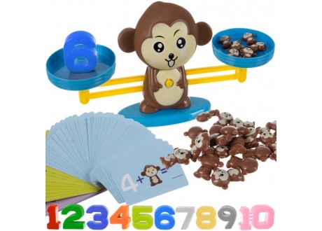 Gra edukacyjna małpka- waga szalkowa