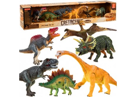 Dinozaury- figurki ruchome 6szt. 22398